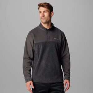 NWT Columbia Men's Steens Mountain Half Snap II- Charcoal Heather